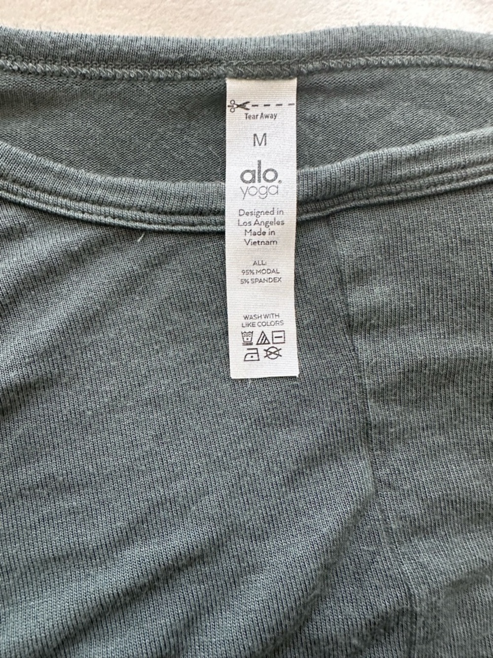 Alo Cover Wrap Long-Sleeve T-Shirt - Picture 8 of 10